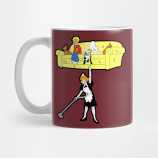 Robot Maid Cleans Up Mug